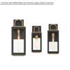 Minka-Lavery - 71330-734 - One Light Wall Sconce - Fenmark - Dark Matte Black