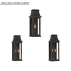 Minka-Lavery - 71323-66 - Two Light Wall Sconce - Talburn - Sand Coal Black