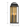 Minka-Lavery - 71313-877 - Two Light Wall Sconce - Calandra - Sand Coal Black