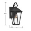 Minka-Lavery - 71281-66 - One Light Wall Sconce - Outremont - Sand Coal Black