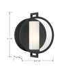 Minka-Lavery - 71271-66 - One Light Wall Sconce - Halin - Sand Coal Black