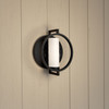 Minka-Lavery - 71270-66 - One Light Wall Sconce - Halin - Sand Coal Black