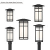 Minka-Lavery - 71186-899 - One Light Post Lantern - Grydton - Dark Matte Black