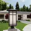 Minka-Lavery - 71186-899 - One Light Post Lantern - Grydton - Dark Matte Black