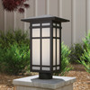 Minka-Lavery - 71185-899 - One Light Post Lantern - Grydton - Dark Matte Black
