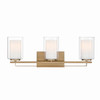 Minka-Lavery - 6103-791 - Three Light Vanity - Parsons Studio - Brushed Gold