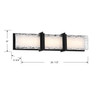 Minka-Lavery - 5663-899-L - LED Bath Bar - Lumina - Dark Matte Black