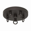 Minka-Lavery - 5219-860 - Five Light Pendant - Marbelle - Dark Bronze