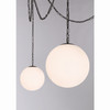 Minka-Lavery - 5219-860 - Five Light Pendant - Marbelle - Dark Bronze