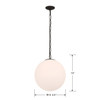Minka-Lavery - 5213-860 - One Light Pendant - Marbelle - Dark Bronze