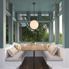 Minka-Lavery - 5213-860 - One Light Pendant - Marbelle - Dark Bronze