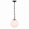 Minka-Lavery - 5212-860 - One Light Mini Pendant - Marbelle - Dark Bronze