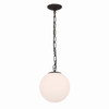 Minka-Lavery - 5212-860 - One Light Mini Pendant - Marbelle - Dark Bronze
