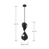 Minka-Lavery - 3976-66-L - LED Pendant - Pod - Sand Coal Black