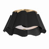 Minka-Lavery - 3955-796 - Three Light Flush Mount - Waveform - Dark Bronze