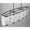Minka-Lavery - 3639-899 - Six Light Linear Chandelier - Veil - Dark Matte Black