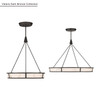 Minka-Lavery - 3476-860-L - LED Pendant - Velaris - Dark Bronze