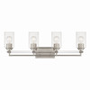 Minka-Lavery - 2644-84 - Four Light Vanity - Binsly - Brushed Nickel