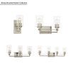 Minka-Lavery - 2644-84 - Four Light Vanity - Binsly - Brushed Nickel