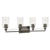 Minka-Lavery - 2644-749 - Four Light Vanity - Binsly - Rustic Gun Metal