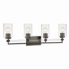 Minka-Lavery - 2644-749 - Four Light Vanity - Binsly - Rustic Gun Metal