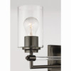 Minka-Lavery - 2643-749 - Three Light Vanity - Binsly - Rustic Gun Metal