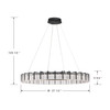 Minka-Lavery - 2416-899-L - LED Pendant - Sevryn - Dark Matte Black