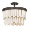 Minka-Lavery - 2076-860 - Six Light Semi-Flush Mount - Briscade - Dark Bronze