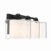 Minka-Lavery - 2063-899 - Three Light Vanity - Seville - Dark Matte Black