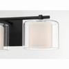 Minka-Lavery - 2063-899 - Three Light Vanity - Seville - Dark Matte Black