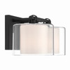 Minka-Lavery - 2062-899 - Two Light Vanity - Seville - Dark Matte Black
