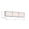 Minka-Lavery - 16013-84-L - LED Bath Bar - Merick - Brushed Nickel