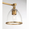 Minka-Lavery - 15023-791 - Three Light Vanity - Wynnfrost - Brushed Gold