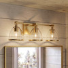 Minka-Lavery - 15023-791 - Three Light Vanity - Wynnfrost - Brushed Gold