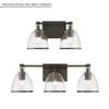 Minka-Lavery - 15022-749 - Two Light Vanity - Wynnfrost - Rustic Gun Metal