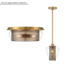Minka-Lavery - 14014-732 - Four Light Flush Mount - Kiruna - Legacy Brass