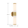 Minka-Lavery - 12062-791 - Two Light Wall Sconce - Voltelle - Brushed Gold