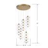 Minka-Lavery - 10527-732-L - LED Pendant - Bollavino - Legacy Brass