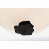 Minka-Lavery - 10255-899 - Three Light Semi-Flush Mount - Elowen - Dark Matte Black