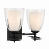 Minka-Lavery - 10252-899 - Two Light Vanity - Elowen - Dark Matte Black