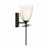 Minka-Lavery - 10251-899 - One Light Bath Sconce - Elowen - Dark Matte Black