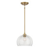 Minka-Lavery - 2725-732 - One Light Convertible Semi Flush/Pendant - Glint - Legacy Brass