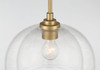Minka-Lavery - 2725-732 - One Light Convertible Semi Flush/Pendant - Glint - Legacy Brass