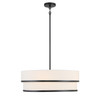 Minka-Lavery - 2445-66A - Four Light Pendant - Cascade - Coal