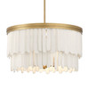 Minka-Lavery - 2079-870 - Nine Light Pendant - Briscade - Painted Legacy Brass