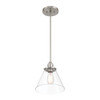 Minka-Lavery - 5686-84 - One Light Mini Pendant - Barwell - Brushed Nickel