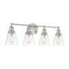 Minka-Lavery - 5684-84 - Four Light Vanity - Barwell - Brushed Nickel