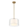 Minka-Lavery - 2066-732 - One Light Convertible Pendant/Semi-Flush Mount - Seville - Legacy Brass