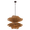 Minka-Lavery - 19996-860 - Six Light Pendant - Mireth - Dark Bronze