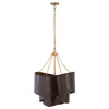 Minka-Lavery - 19925-855 - Three Light Pendant - Zyra - Legacy Brass